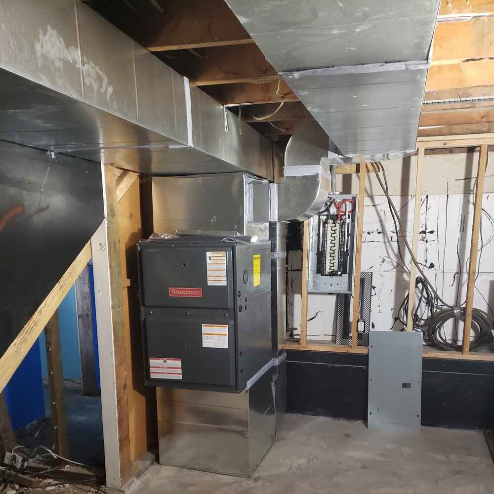 Furnace installation